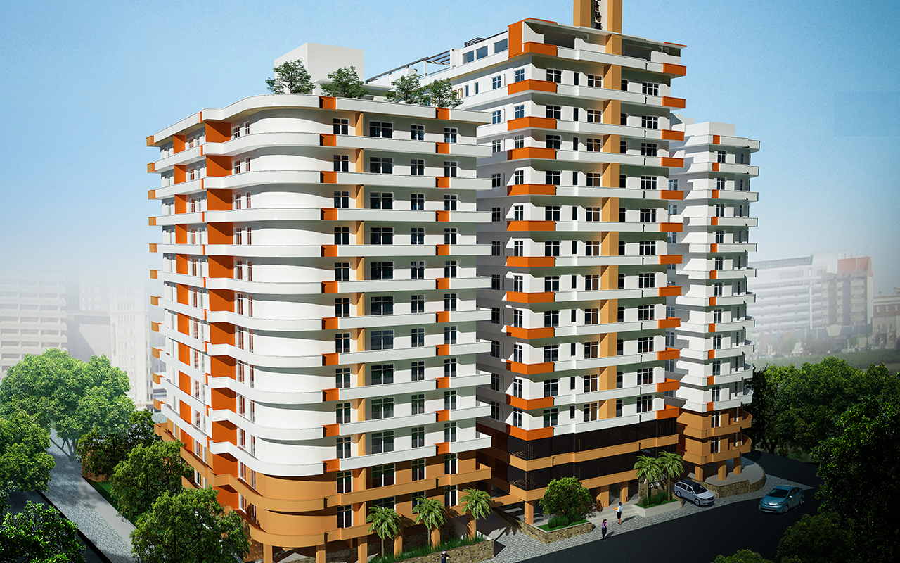 Allium Towers Exterior