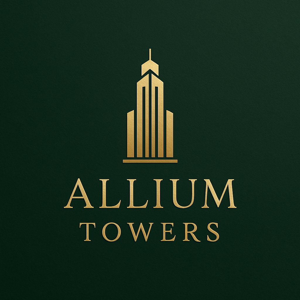 Allium Towers Logo