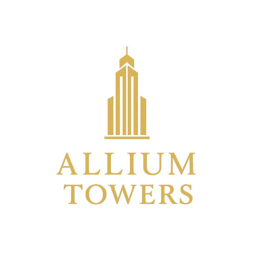 Allium Towers Logo
